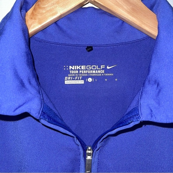 Nike Golf Sleeveless Polo Women’s Size Large Purple Blue Tour Performance Top - Picture 5 of 8